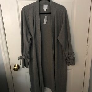 Grey duster